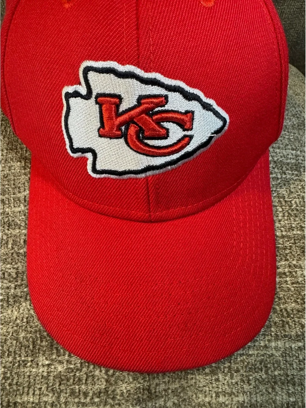 Kansas City Chiefs Youth Red/White Arrowhead Logo baseball hat